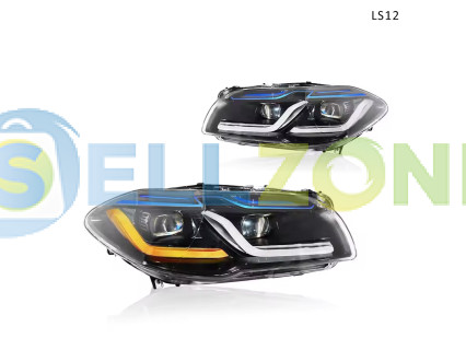 Tuning φανάρια LED BMW 5 F10 F11 Facelift 2014-2017 με look της σειράς G – LS12